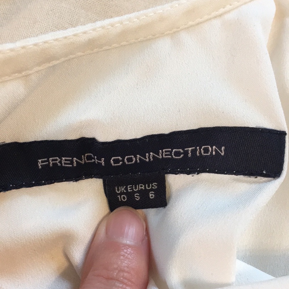 French Connection White Lace Mini Dress, 6 - Picture 6 of 7